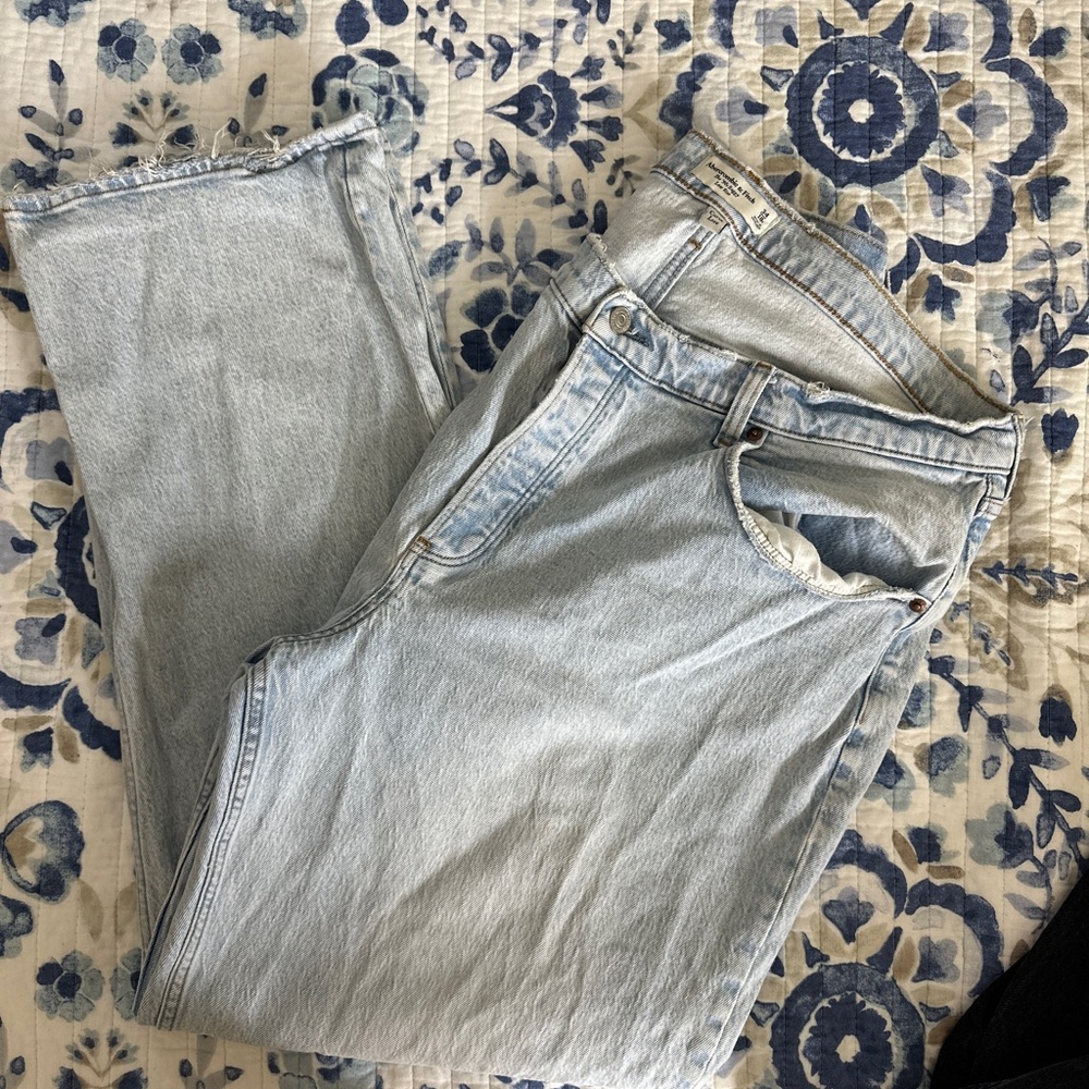 BUNDLE OF Abercrombie & Fitch Light Blue High Rise Jeans
